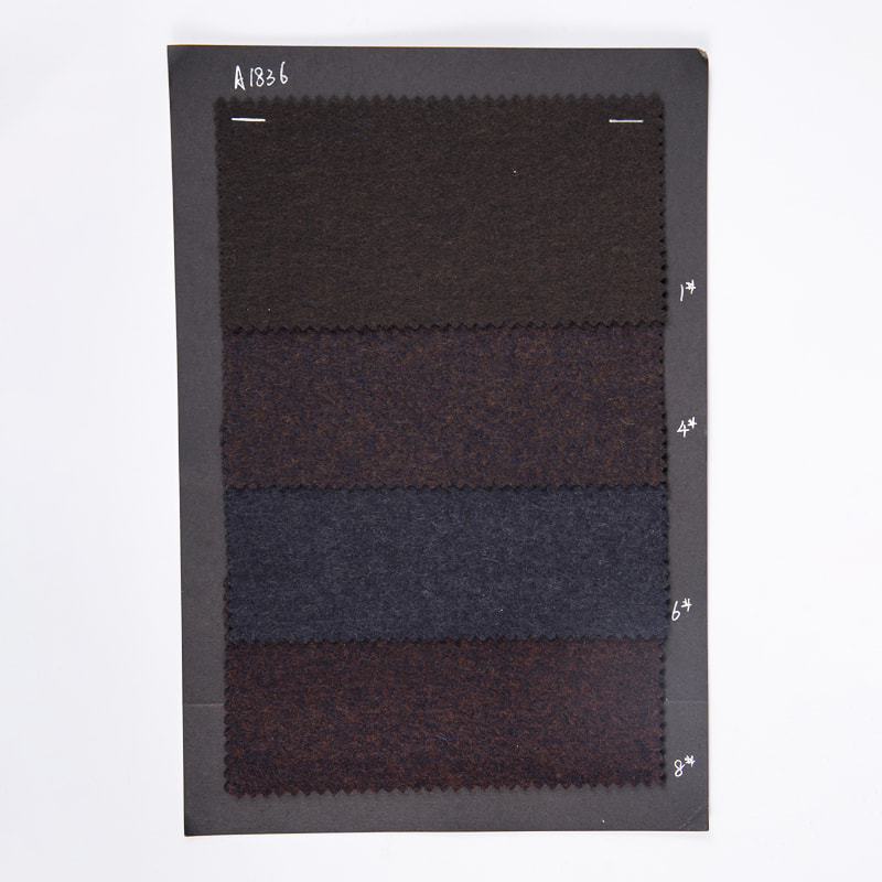 Polyester Yün Pamuk Örgü Jakarlı Fırça Giyim A1836-1/4/6/8 Kumaşlar