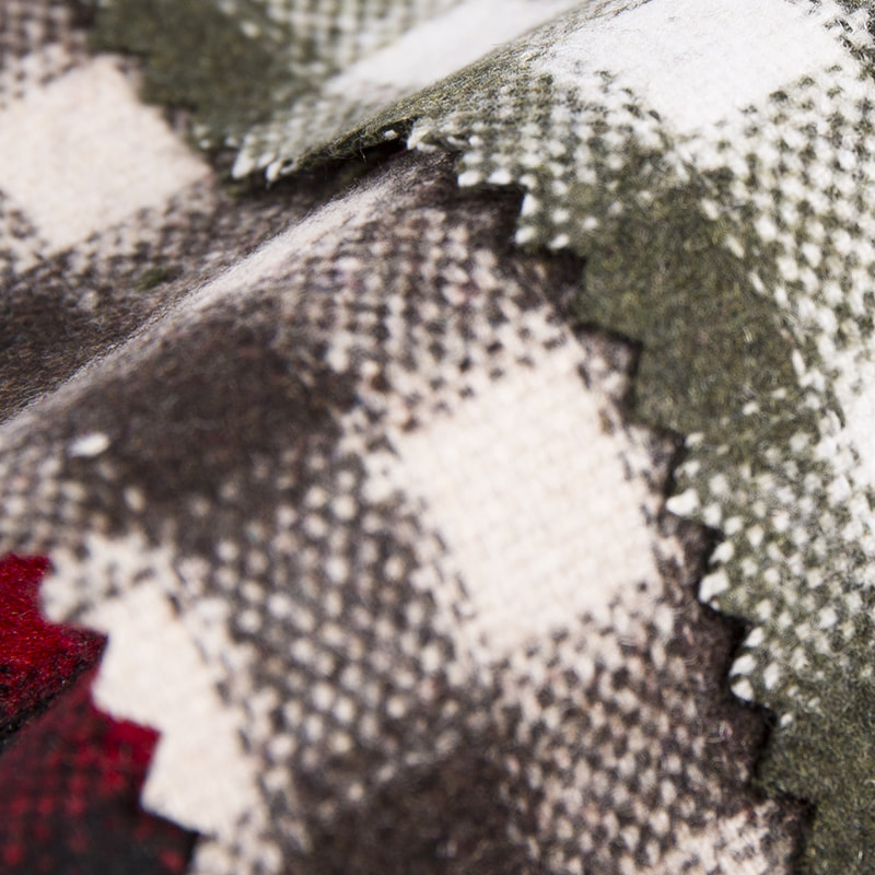 Vichy %20 Yün %80 Kimyasal Elyaf Tüvit Kumaşlar 2255