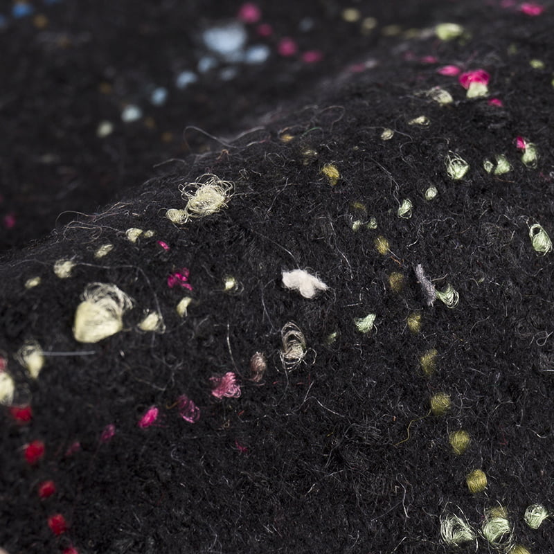 Çok Renkli İlmek İpliği Pencere Camı Tüvit Kumaş 2422