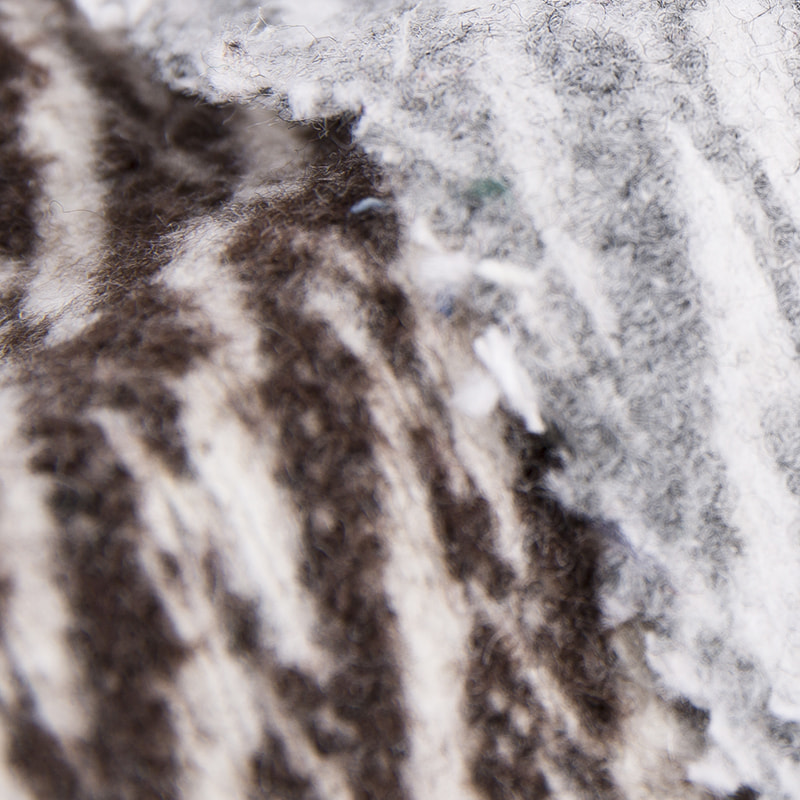 Willow Style Siyah Gri Jakarlı Fırça Kumaş 2519