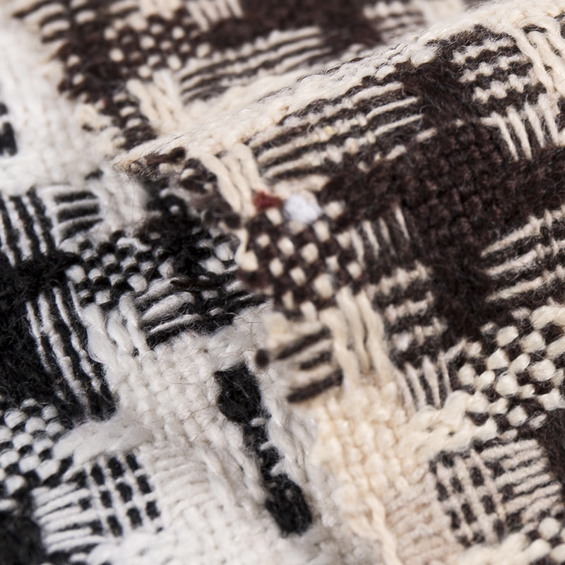 Ekose Kareli Jakarlı Polar Kumaş 2709