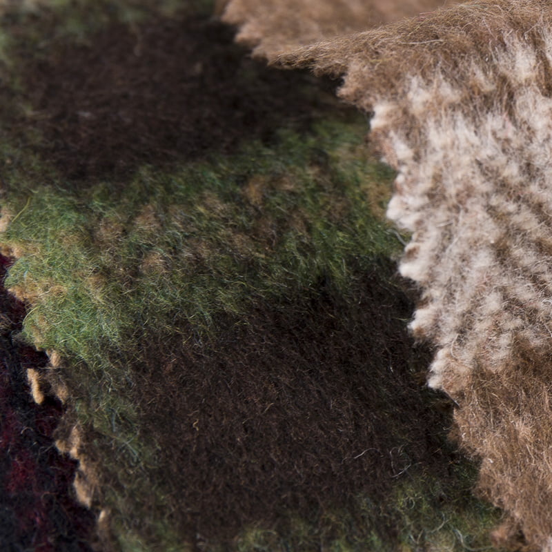 Tartan Ekose Balıksırtı Kalın Fırça %10 Yün %90 Polyester Tüvit Kumaş 2758