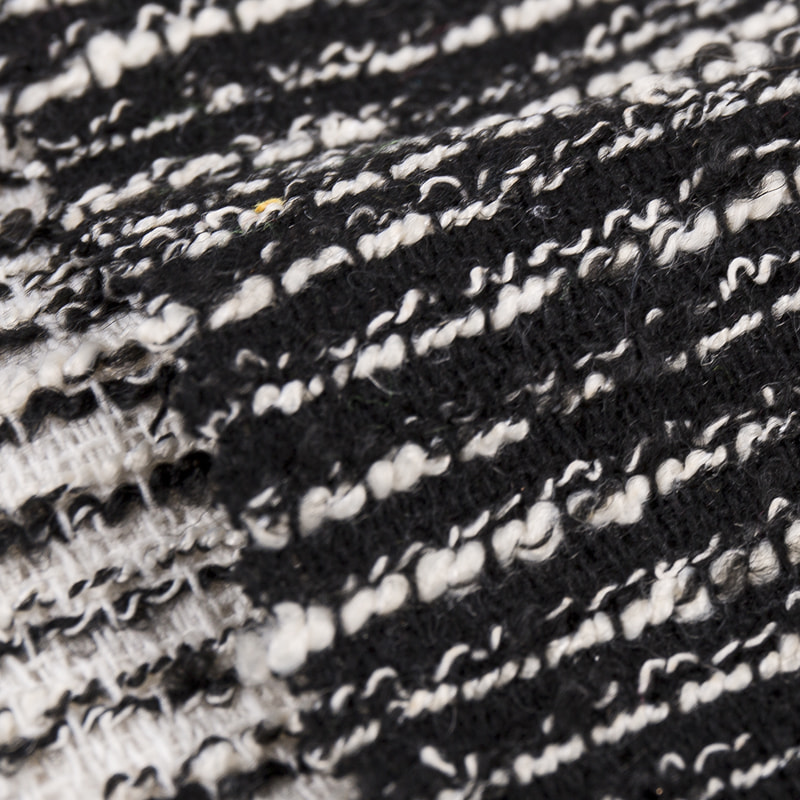 Kabartmalı Yatay Çizgili Polyester Tüvit Kumaş 3178