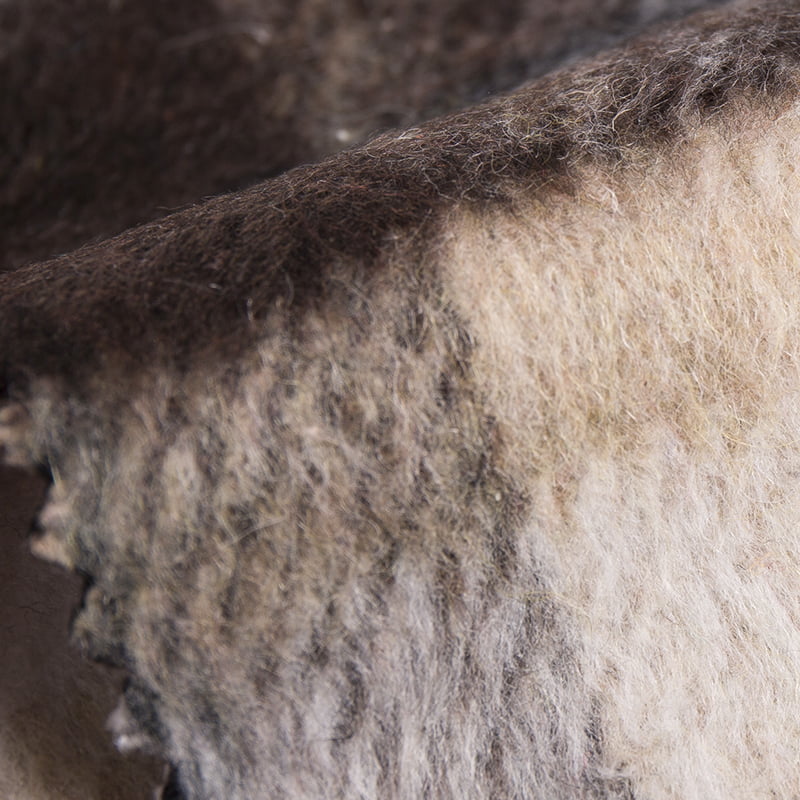 Paltolar İçin Pürüzsüz Saç Yünü Polyester Ağır Kumaş 3252