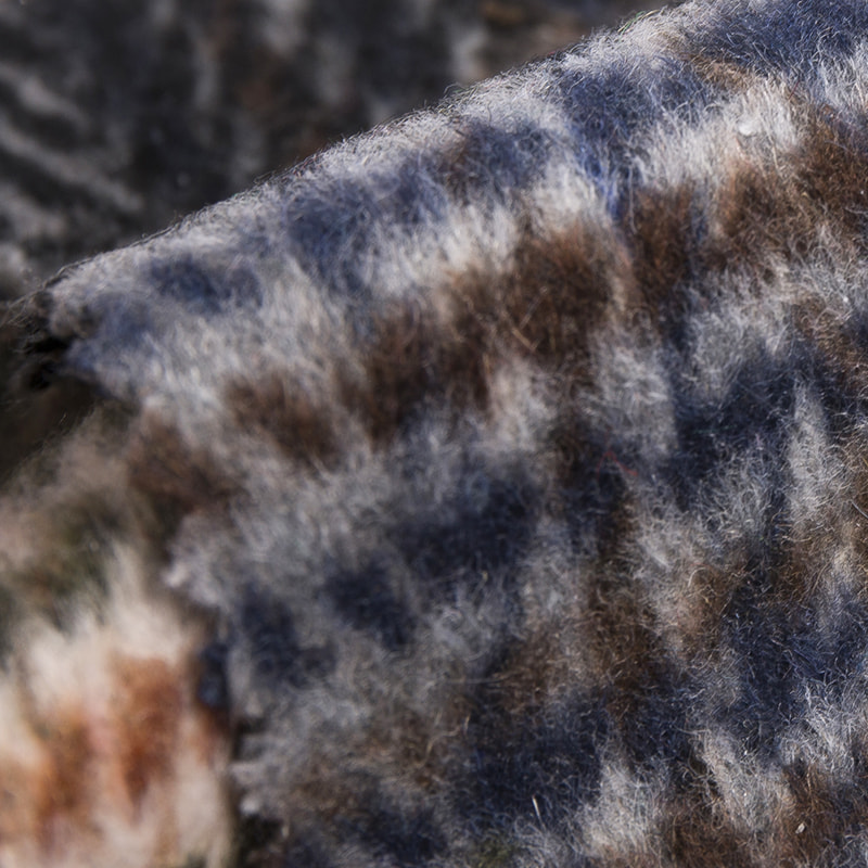 Tartan Ekose Balıksırtı Fırça Yün Palto İçin Kimyasal Elyaf Tüvit Kumaş 3265