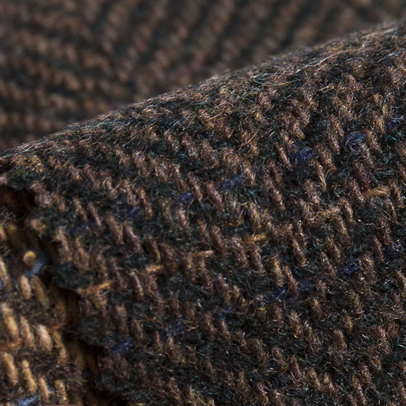 Balıksırtı Polyester Ekose Jakarlı Kumaş 3271