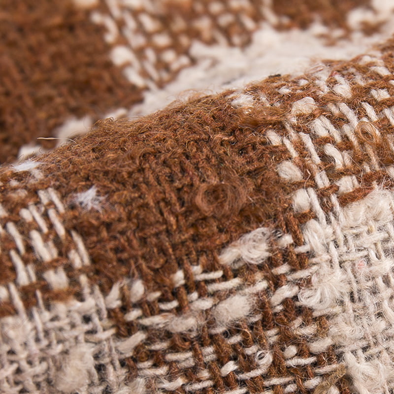 Döngü İpliği% 10 Yün% 90 Kimyasal Elyaf Pencere Camı Tüvit Kumaş 3276