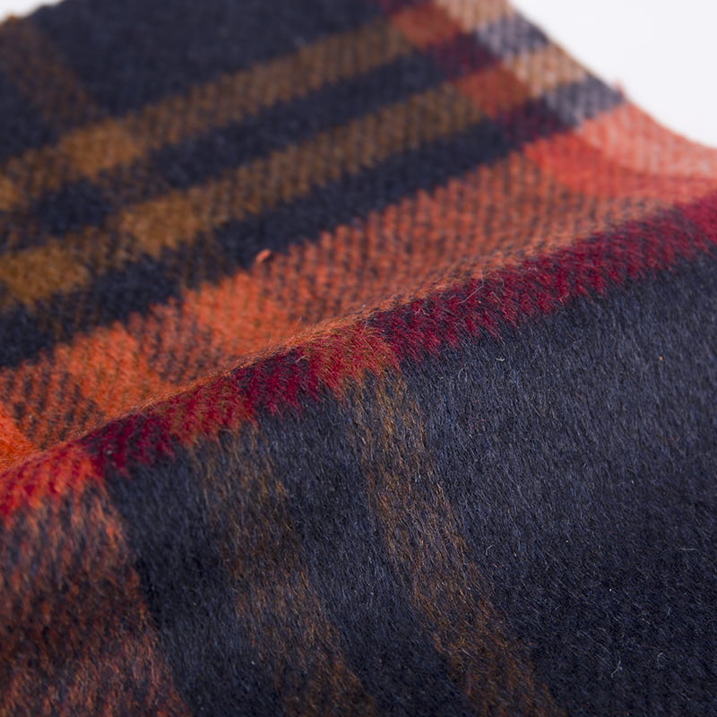 Dokuma Tartan Ekose Yün Polyester Kumaş SH2401